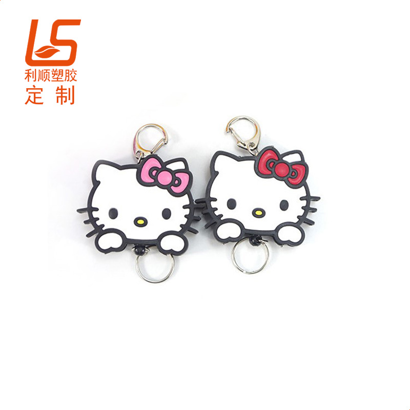 定制硅膠公仔易拉扣 證件套易拉扣掛繩