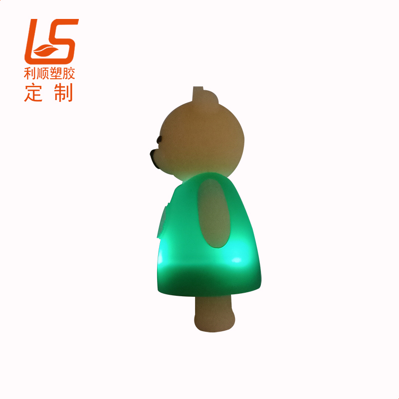 定制立體公仔LED發光背包警示燈星巴克立體公仔發光燈 (2)