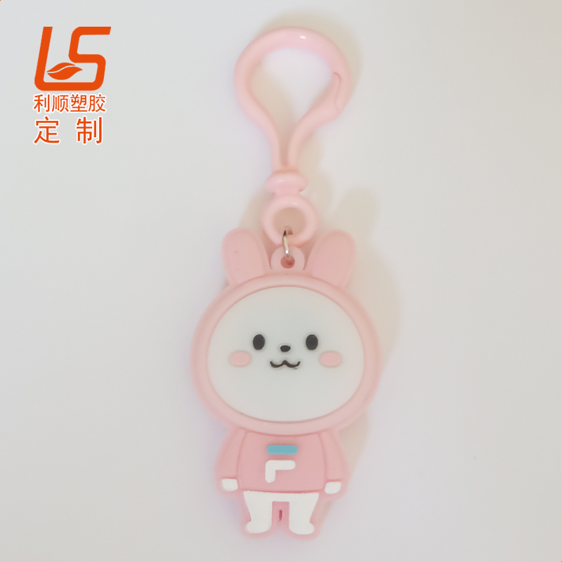 硅膠發(fā)光公仔LED背包警示燈LED背包的鑰匙扣 (2)