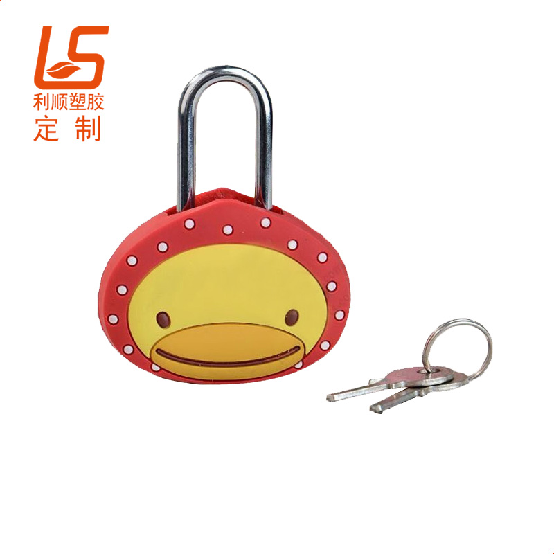 定制卡通公仔迷你掛鎖 軟膠公仔迷你鎖