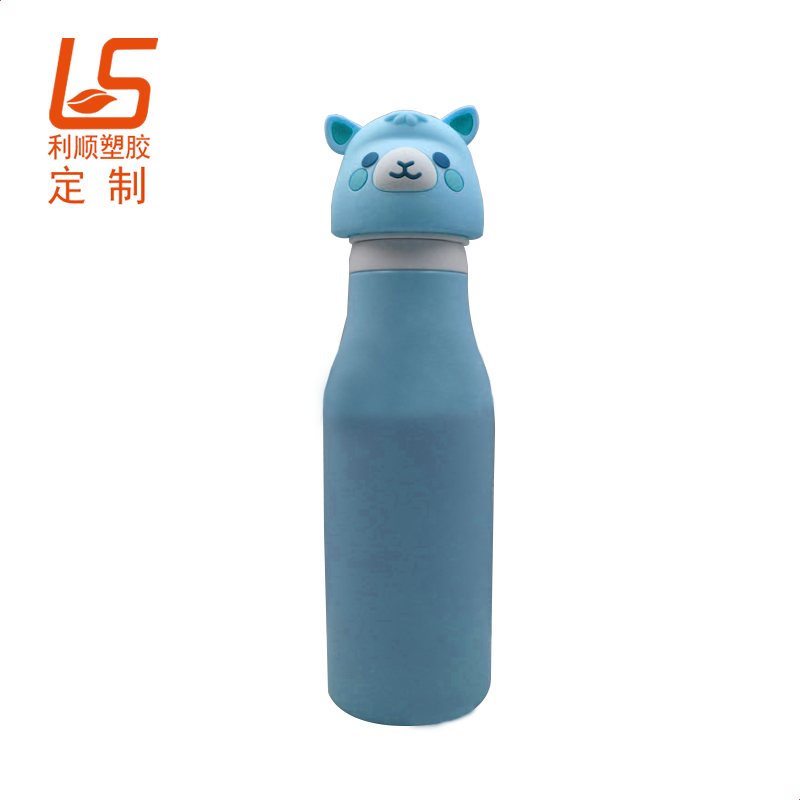 定制保溫瓶硅膠瓶蓋 卡通硅膠立體公仔瓶蓋硅膠瓶蓋 (4)