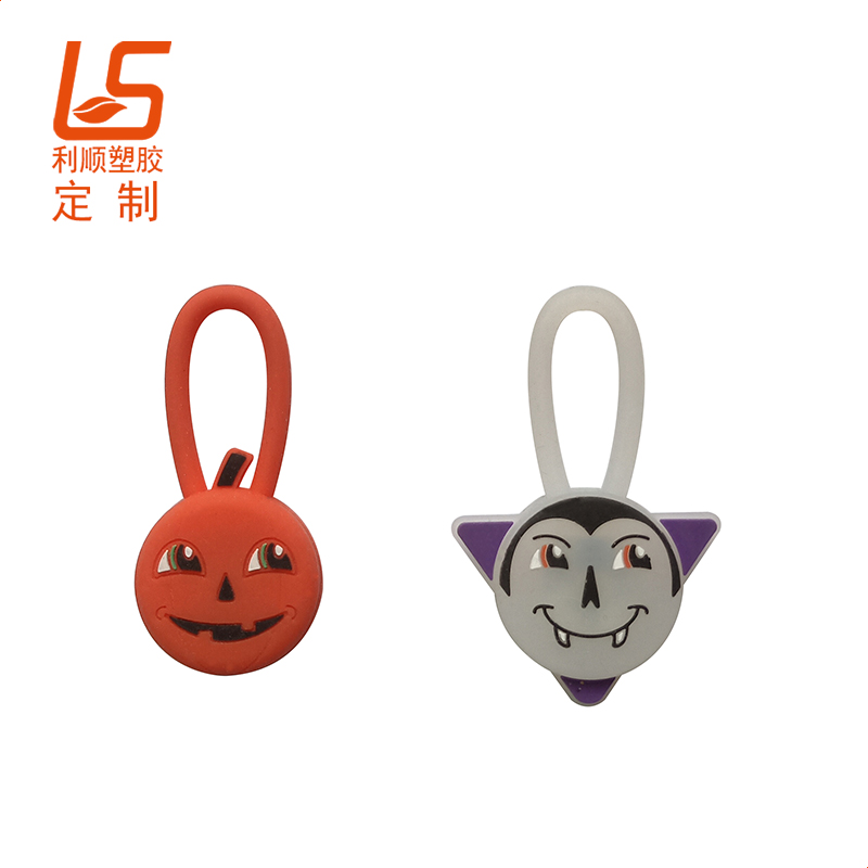 硅膠寵物項圈吊墜 夜間安全警示LED燈吊墜