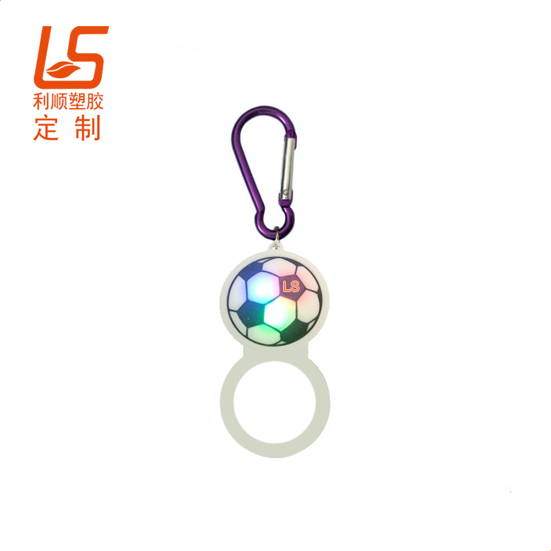 定制硅膠LED發光水瓶登山扣發光水瓶扣 (1)