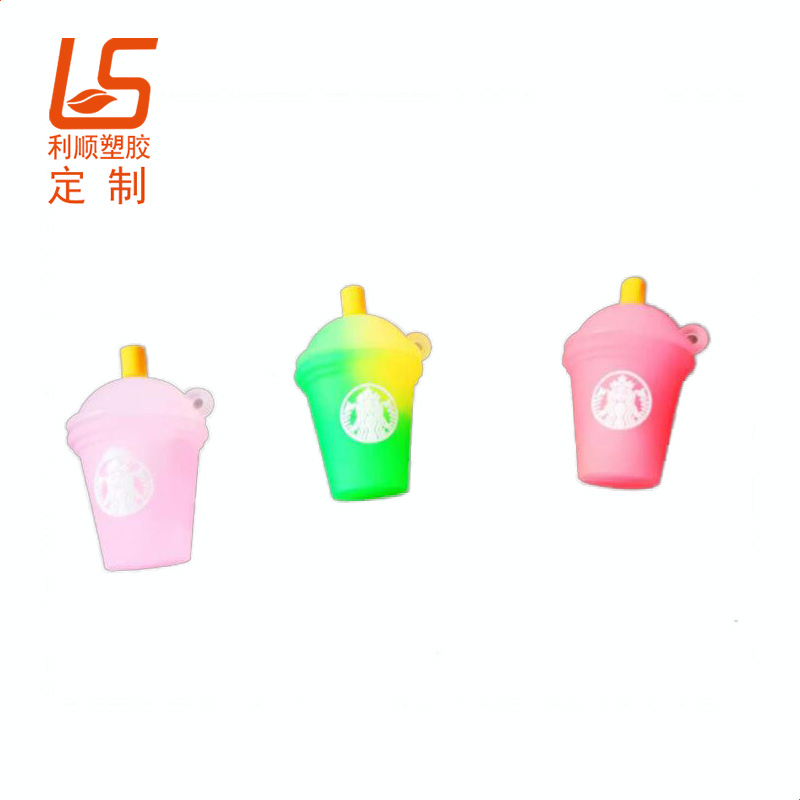 卡通硅膠公仔_LED閃燈鑰匙扣LED發光公仔鑰匙扣 (8)