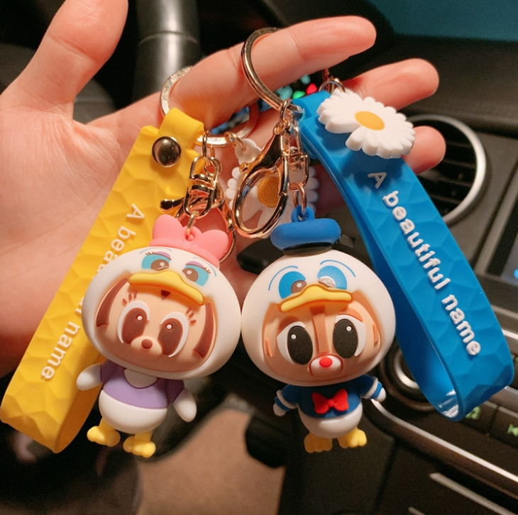 卡通硅膠鑰匙扣
